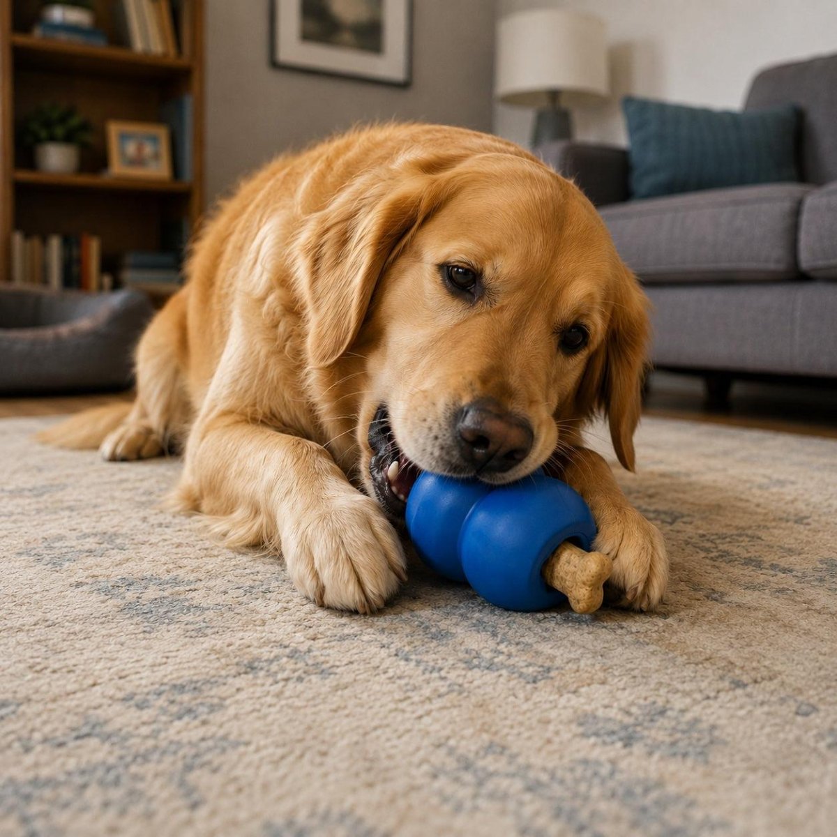 Dog chewing enrichment toy