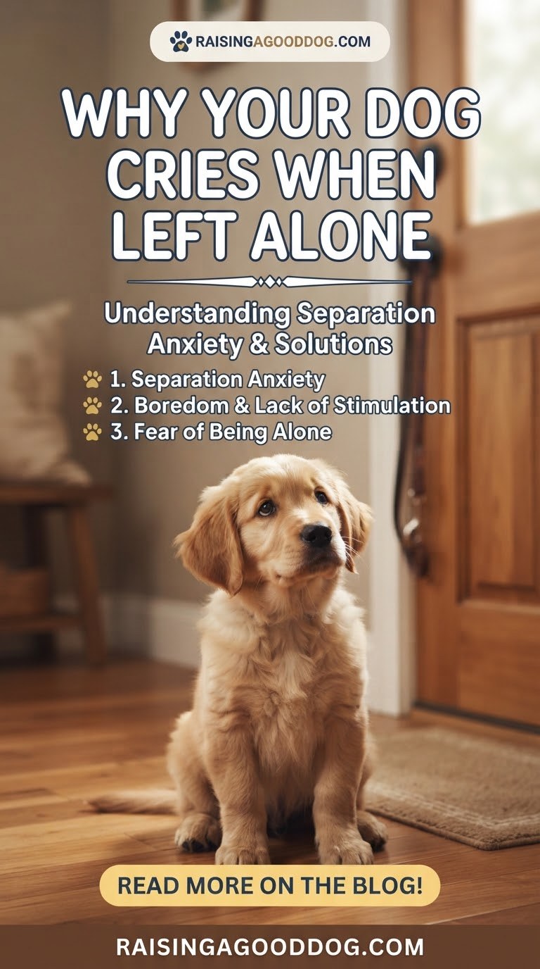Why Your Dog Cries When Left Alone (Why Your Dog Cries When Alone (And How to Fix It)