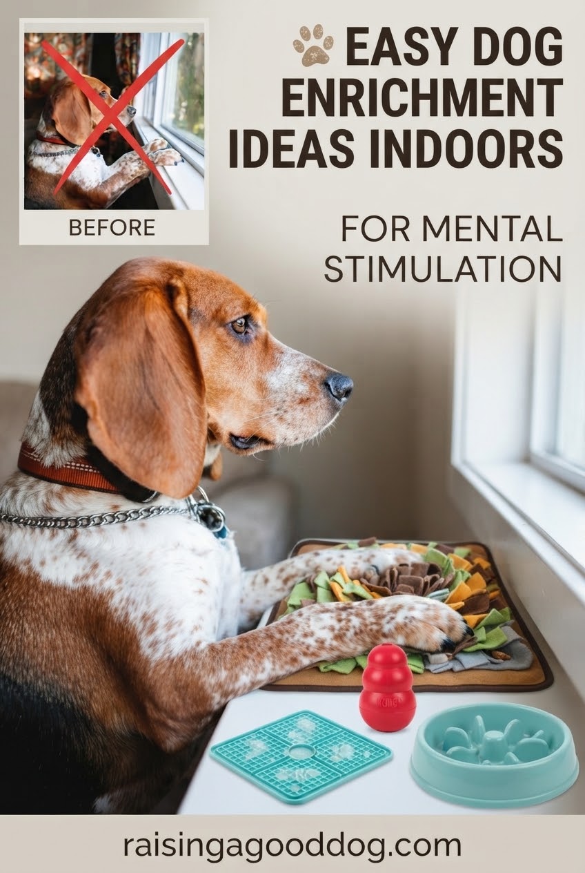 Easy Dog Enrichment Ideas Indoors for Mental Stimulation