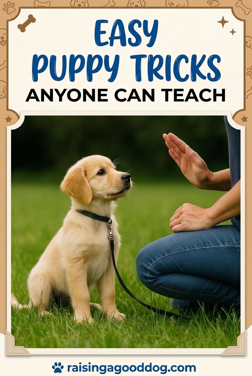 Easy Puppy Tricks Anyone Can Teach