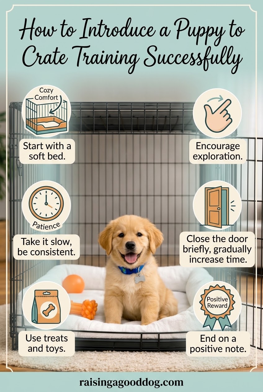 How to Introduce a Puppy to Crate Training Successfully