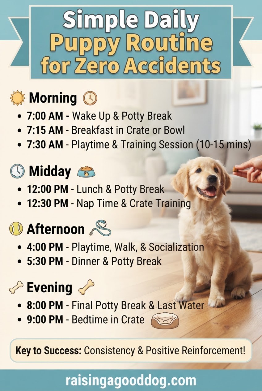 Simple Daily Puppy Routine for Zero Accidents