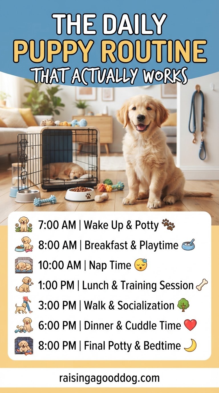 The Daily Puppy Routine That Actually Works
