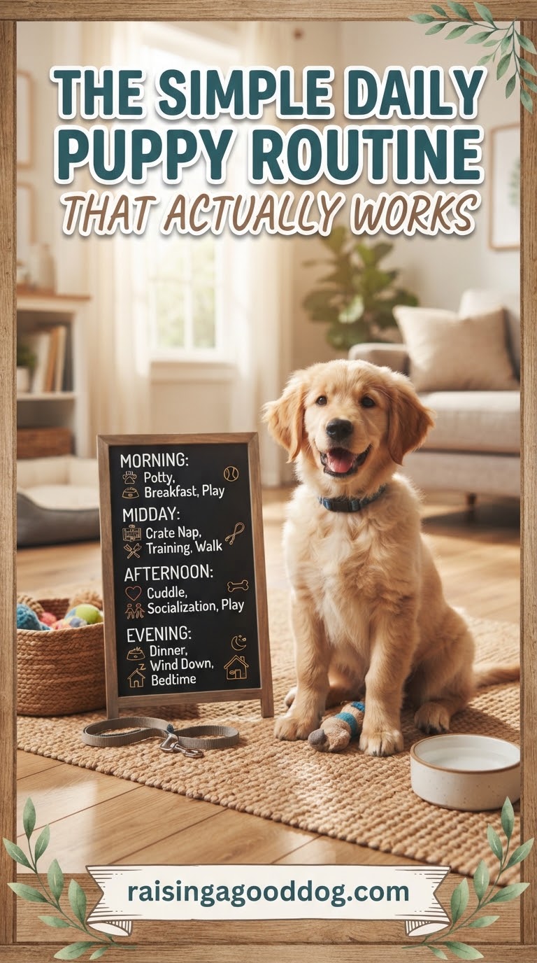 The Simple Daily Puppy Routine That Actually Works