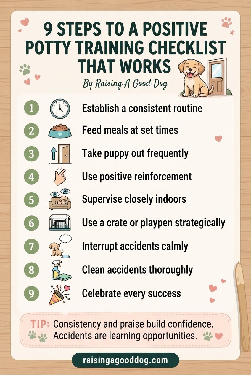 9 Steps To A Positive Potty Training Checklist That Works