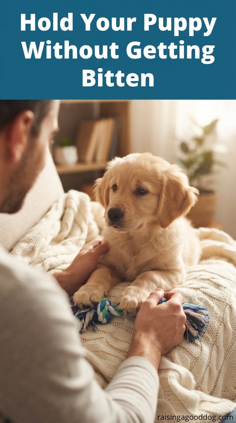 Hold Your Puppy Without Getting Bitten