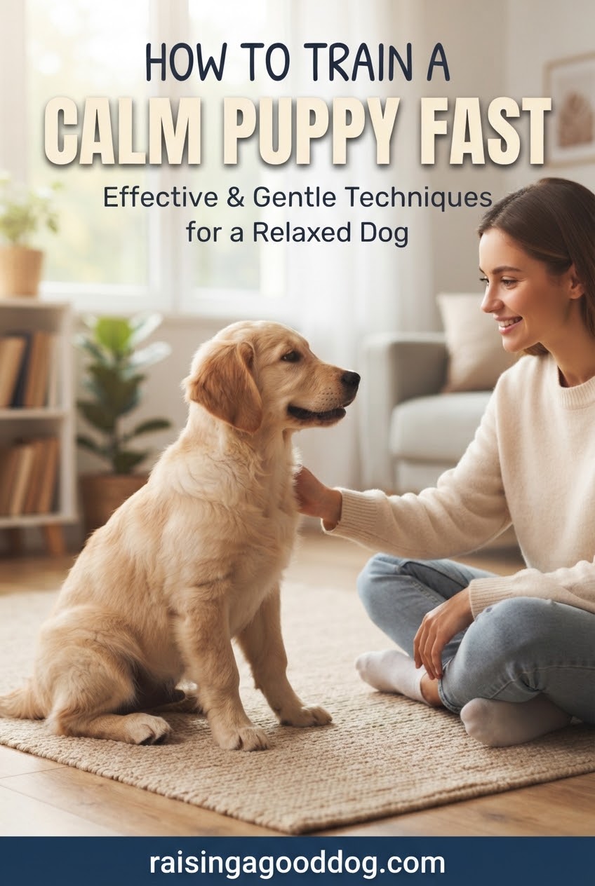 How to Train a Calm Puppy Fast