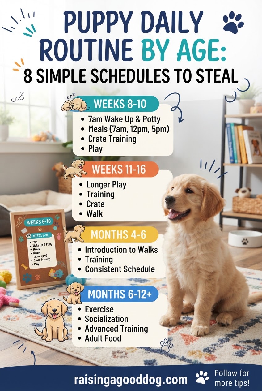 Puppy Daily Routine by Age: 8 Simple Schedules to Steal