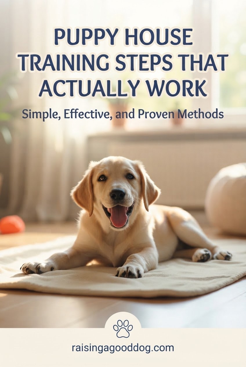 Puppy House Training Steps That Actually Work