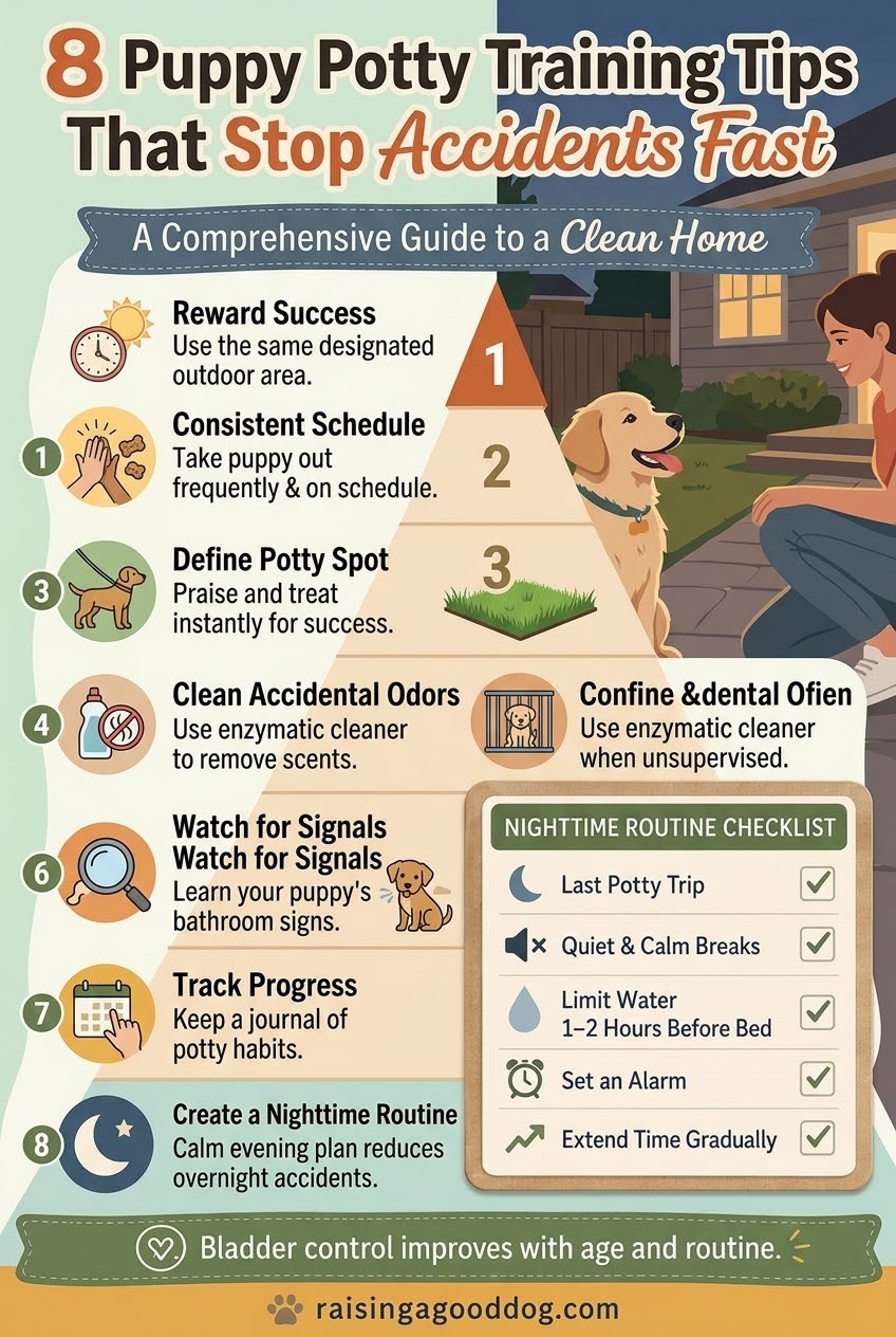 8 Puppy Potty Training Tips That Stop Accidents Fast