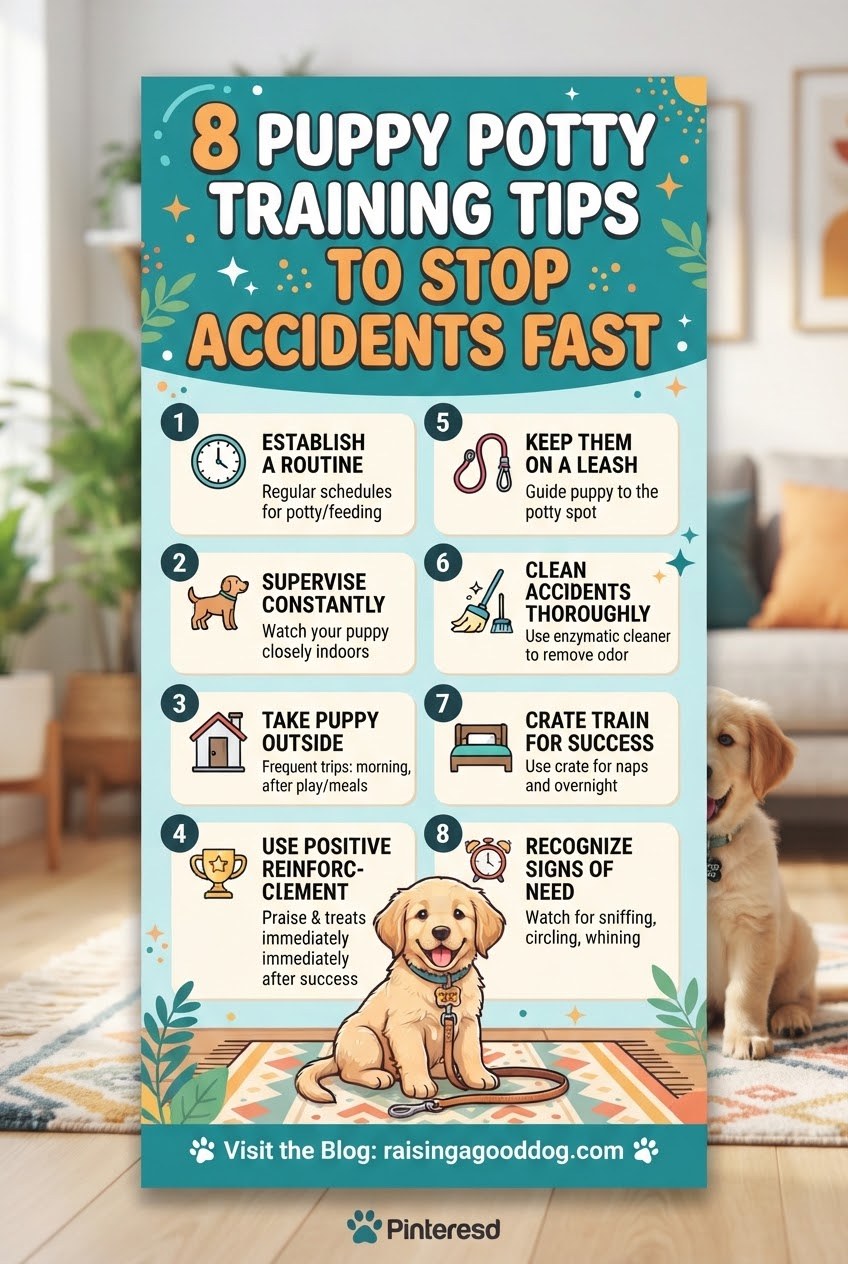 8 Puppy Potty Training Tips to Stop Accidents Fast