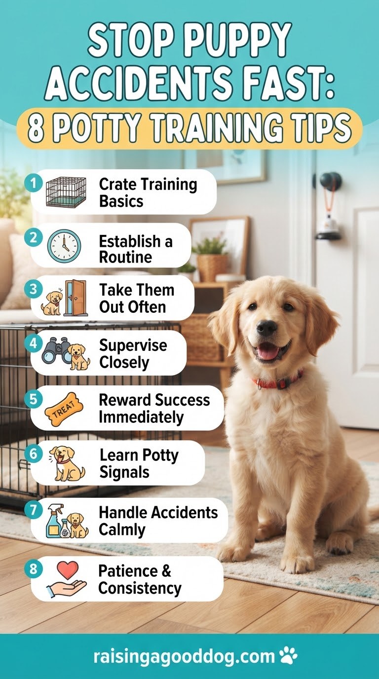 Stop Puppy Accidents Fast: 8 Potty Training Tips
