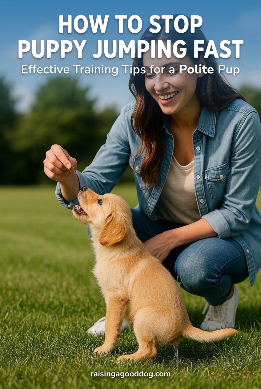 How to Stop Puppy Jumping Fast