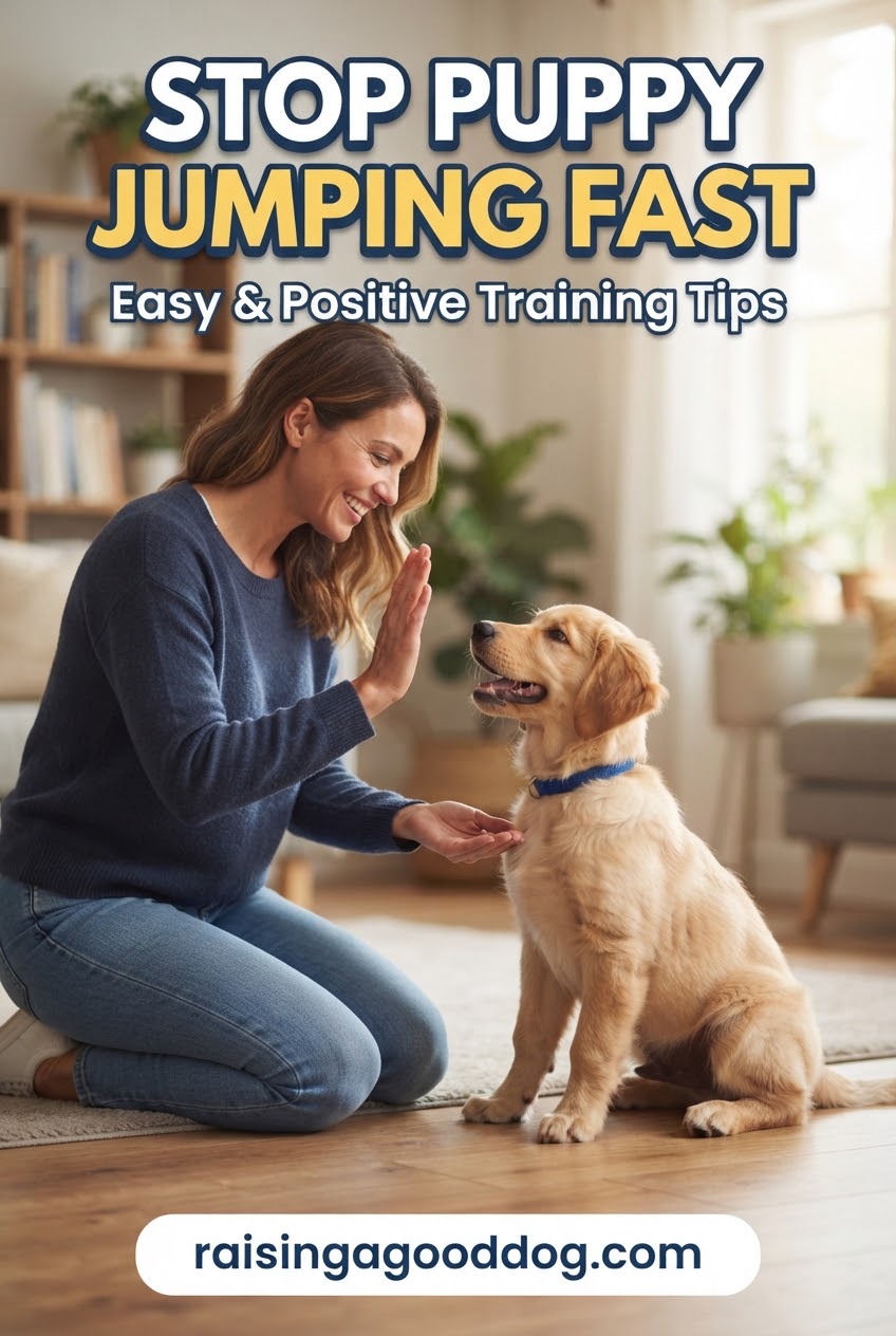 Stop Puppy Jumping Fast