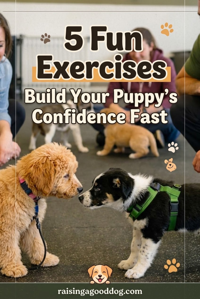 5 Fun Exercises to Build Your Puppy’s Confidence Fast