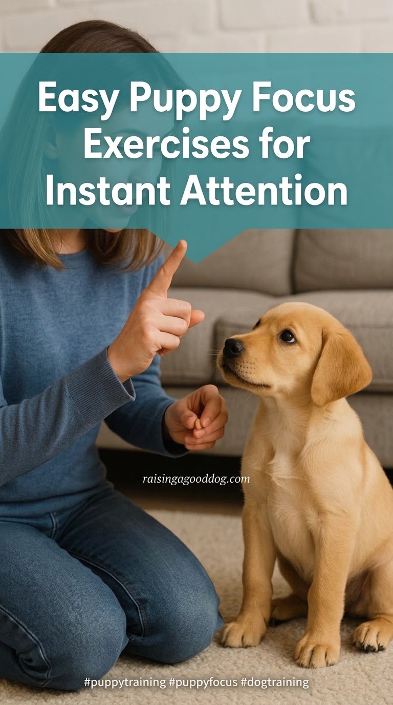 Easy Puppy Focus Exercises for Instant Attention
