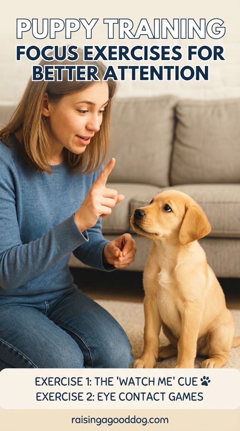 Puppy Training Focus Exercises For Better Attention