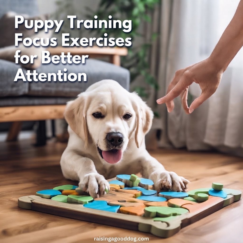 Puppy Training Focus Exercises for Better Attention
