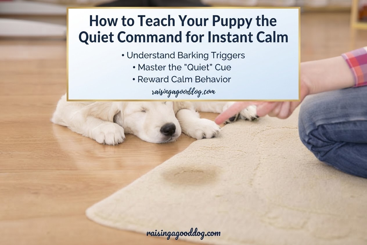 How to Teach Your Puppy the Quiet Command for Instant Calm
