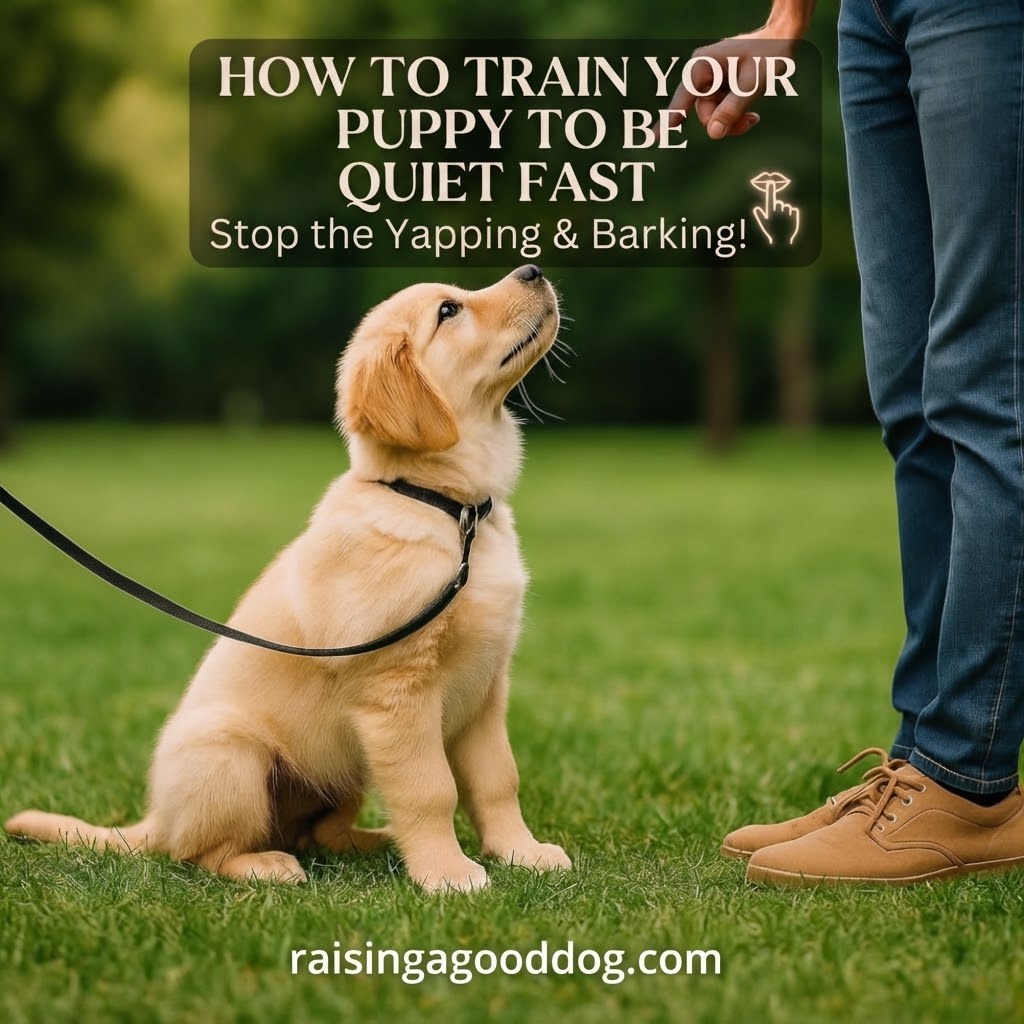 How to Train Your Puppy to Be Quiet Fast