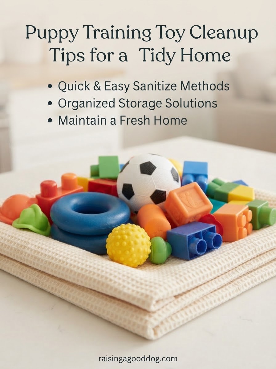 Puppy Training Toy Cleanup Tips for a Tidy Home