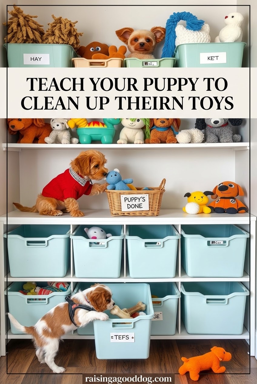 Teach Your Puppy to Clean Up Their Own Toys