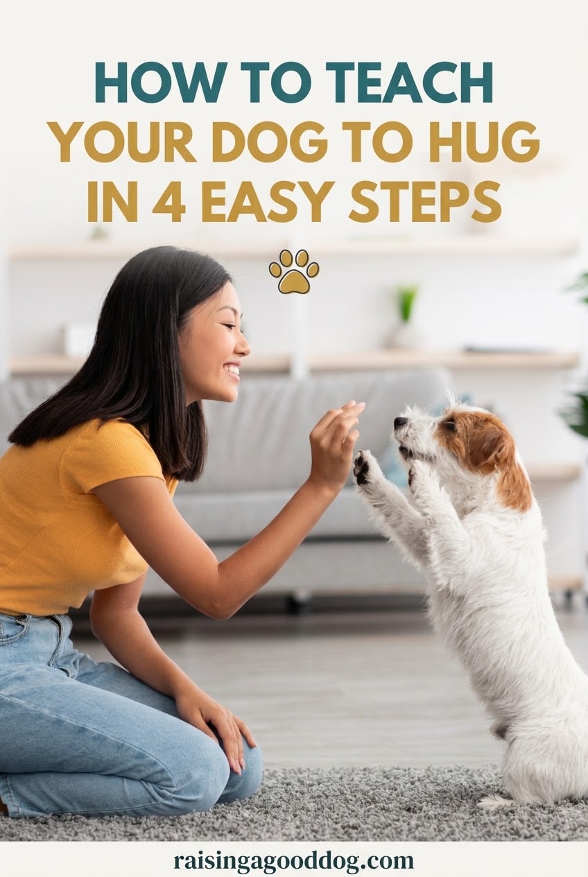 How to Teach Your Dog to Hug in 4 Easy Steps