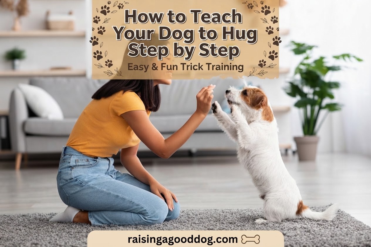 How to Teach Your Dog to Hug Step by Step