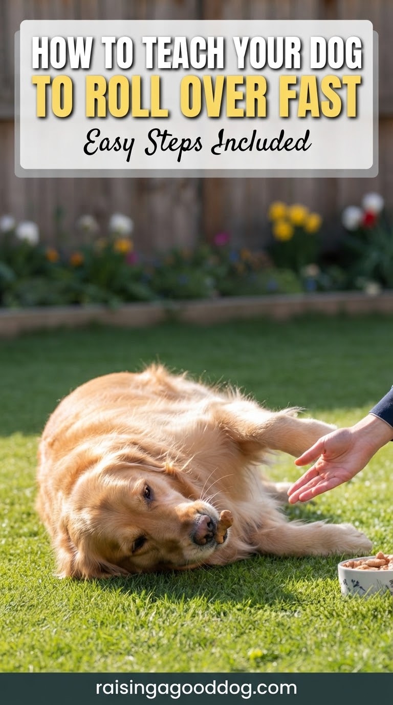 How To Teach Your Dog To Roll Over Fast
