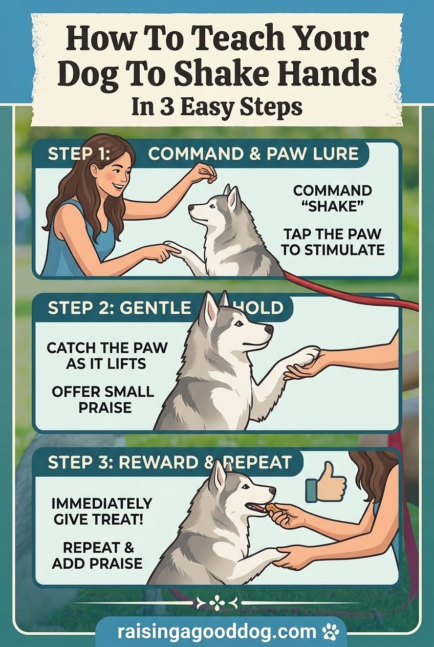 How To Teach Your Dog To Shake Hands In 3 Easy Steps