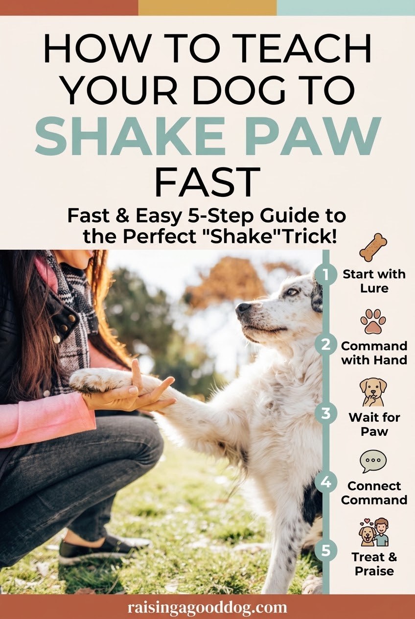 How To Teach Your Dog To Shake Paw Fast