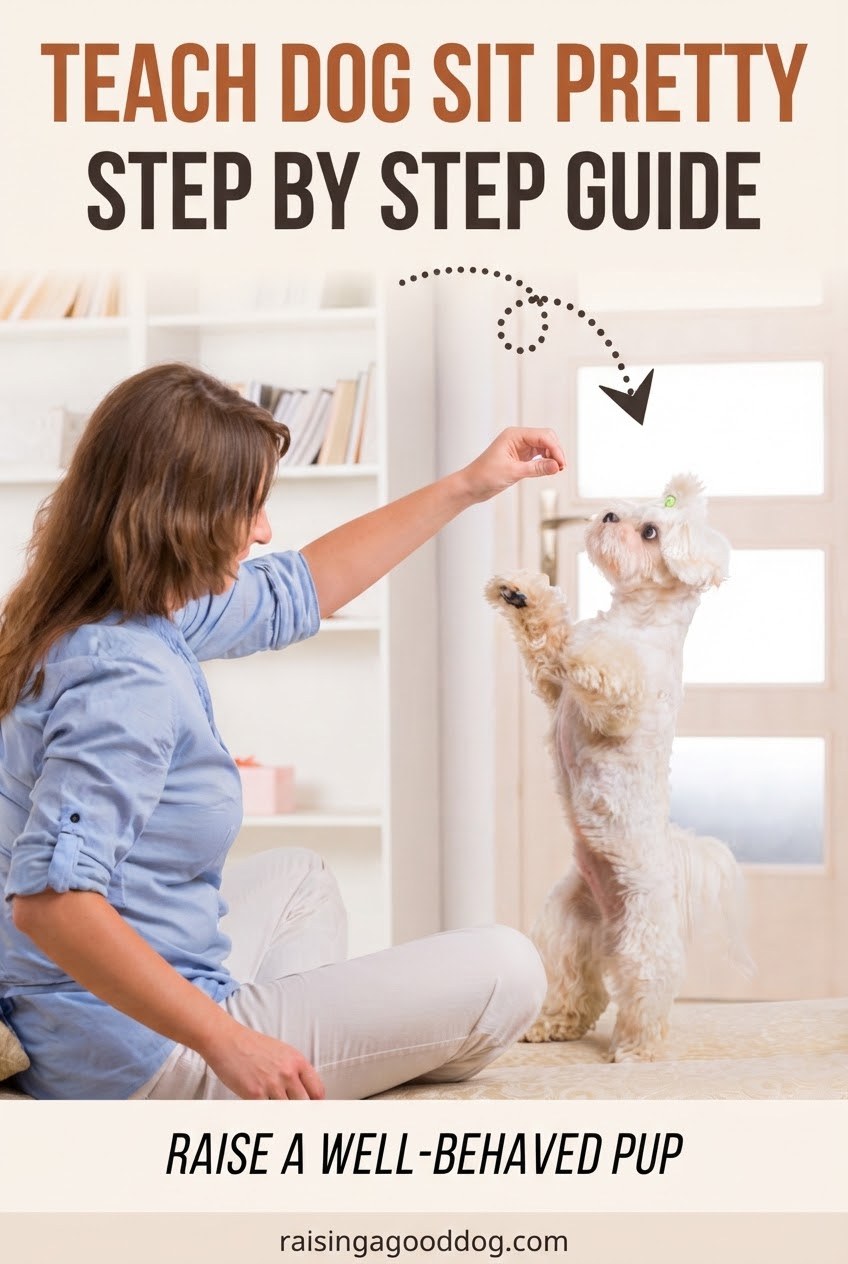 Teach Dog Sit Pretty Step by Step Guide