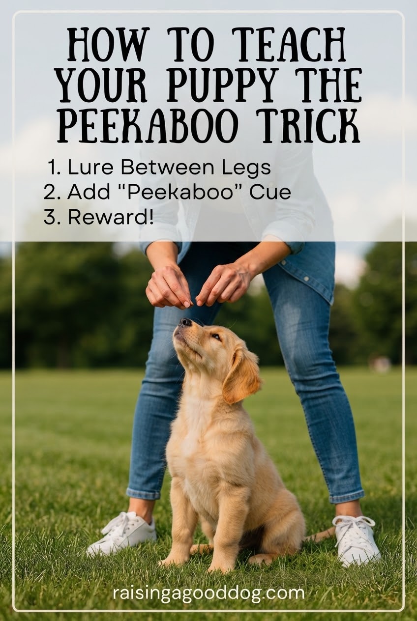 How to Teach Your Puppy the Peekaboo Trick