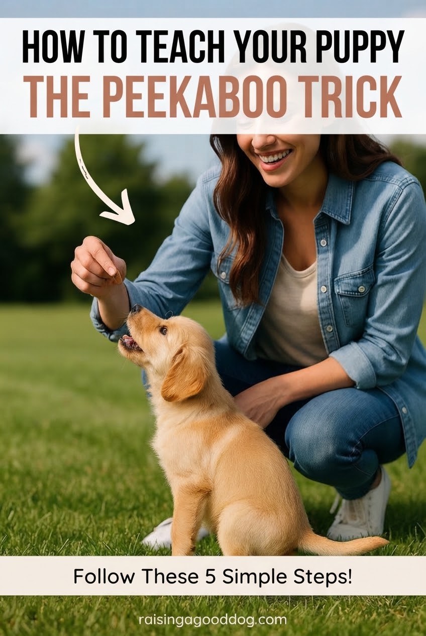 How to Teach Your Puppy the Peekaboo Trick